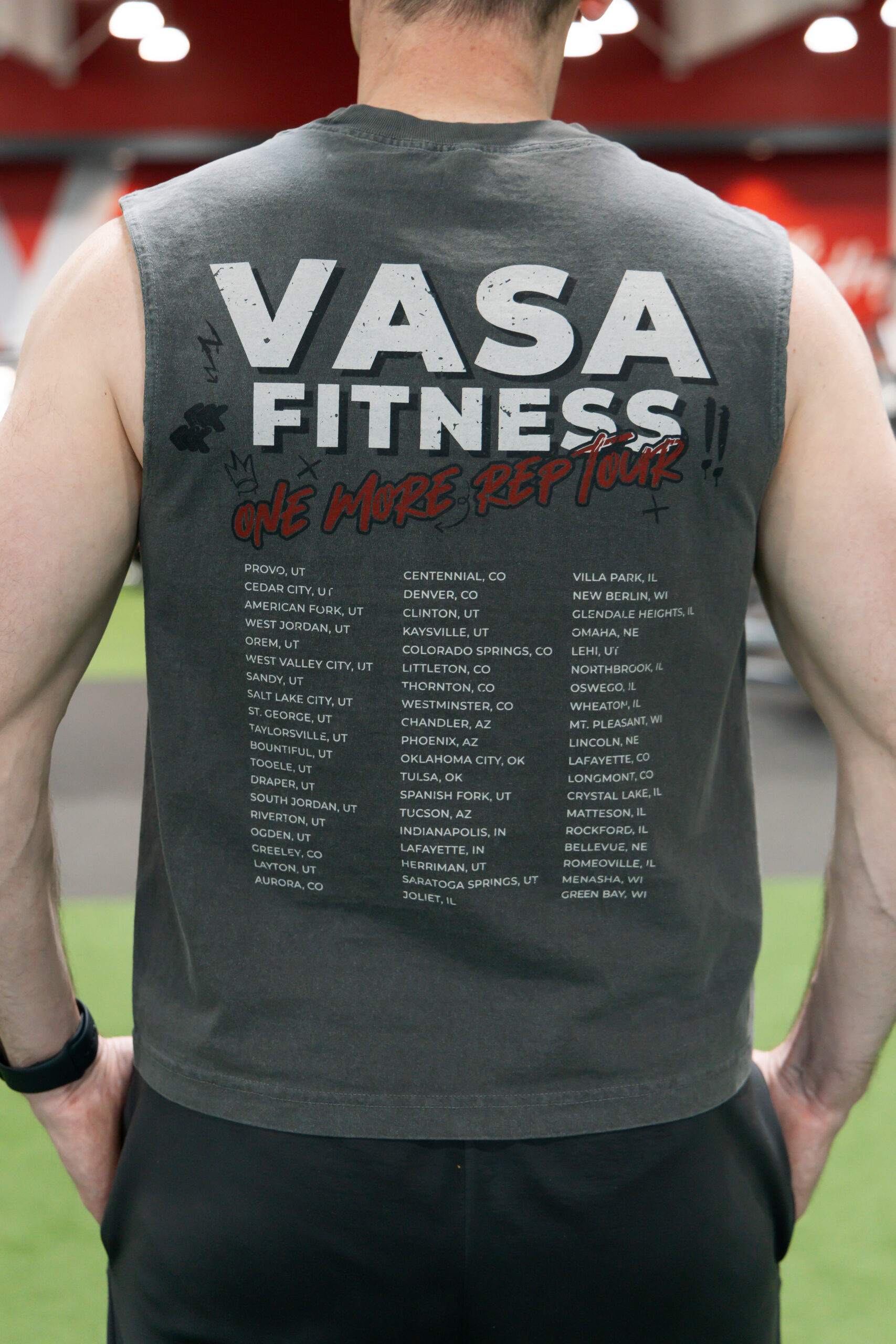 ONE MORE REP TOUR MUSCLE TANK - Image 2