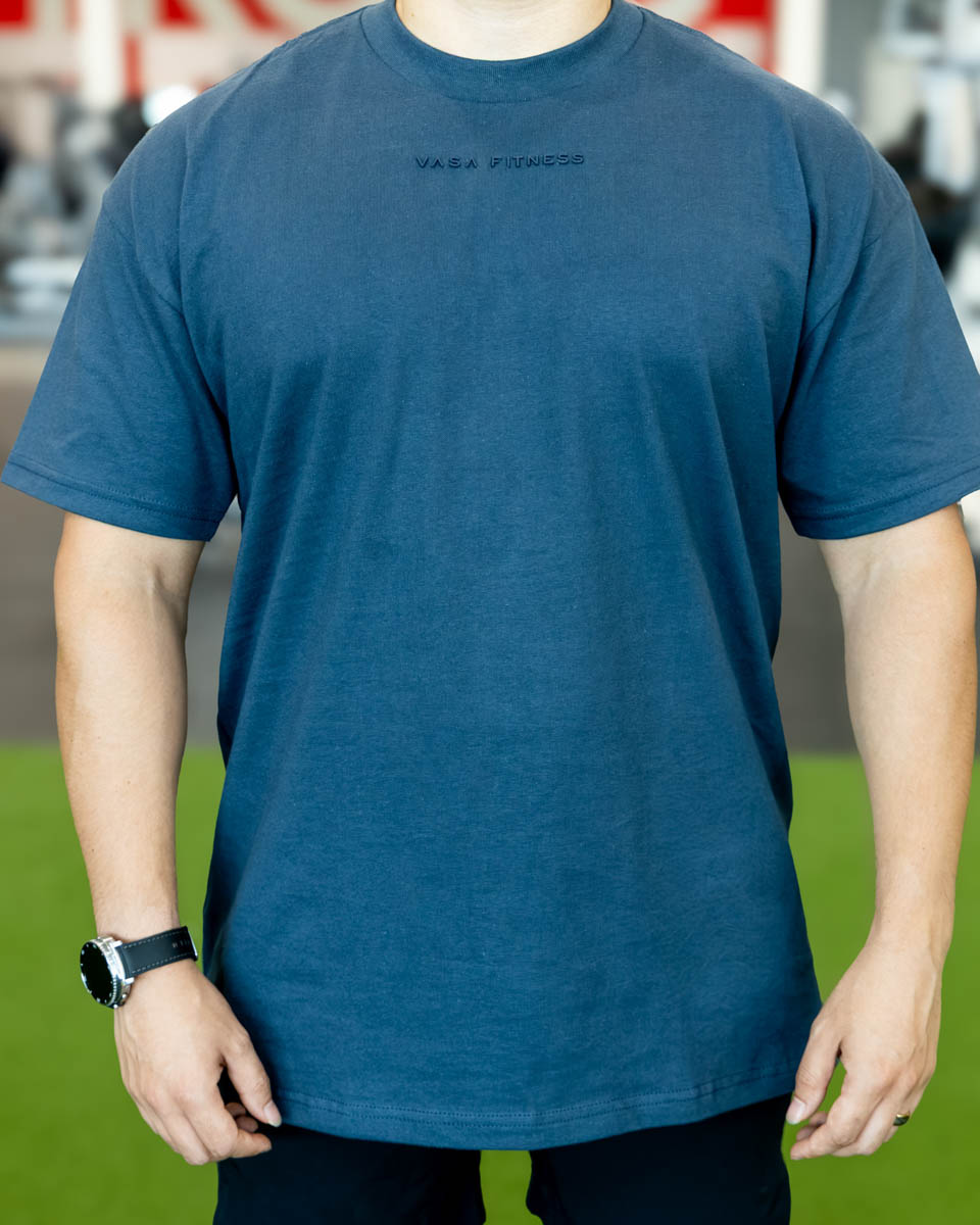 VASA Crew Tee – Blue - Image 5