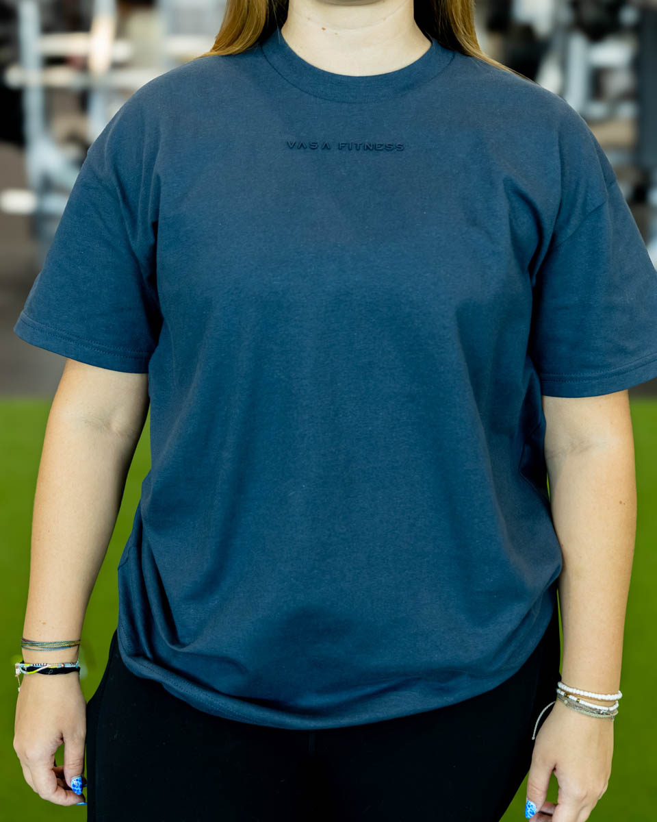 VASA Crew Tee – Blue - Image 4