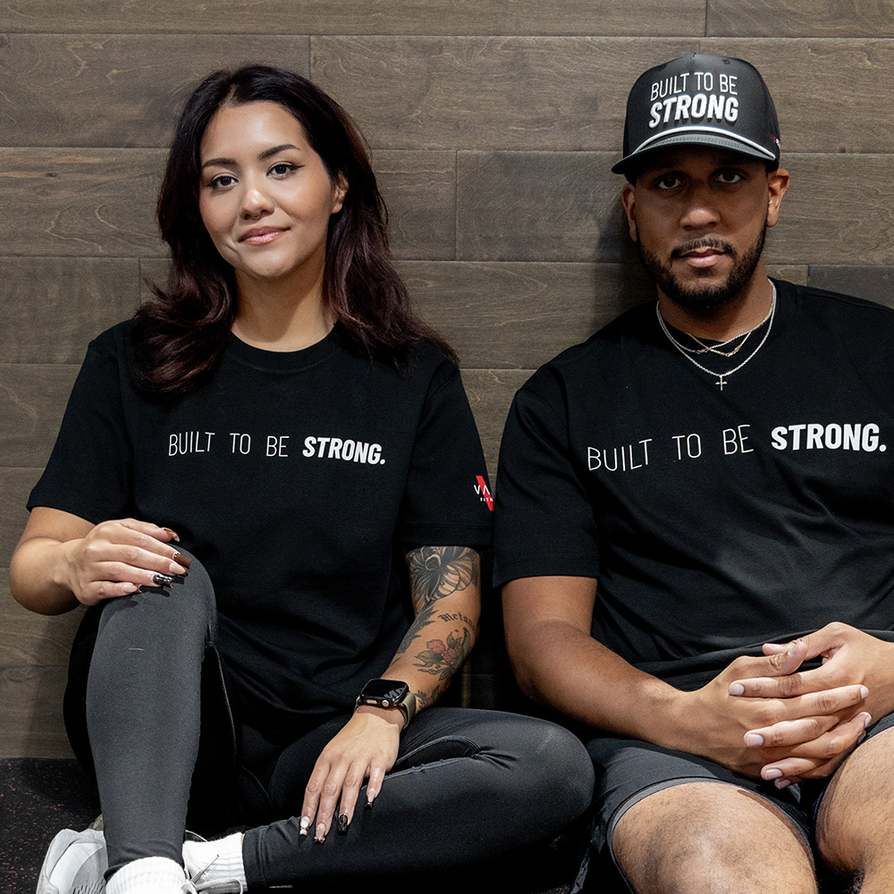 BUILT TO BE STRONG TEE - BLACK - Image 2