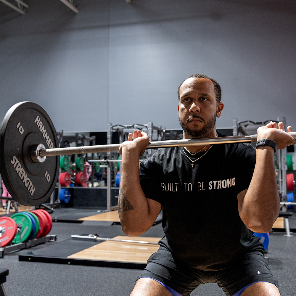 BUILT TO BE STRONG TEE - BLACK - Image 5